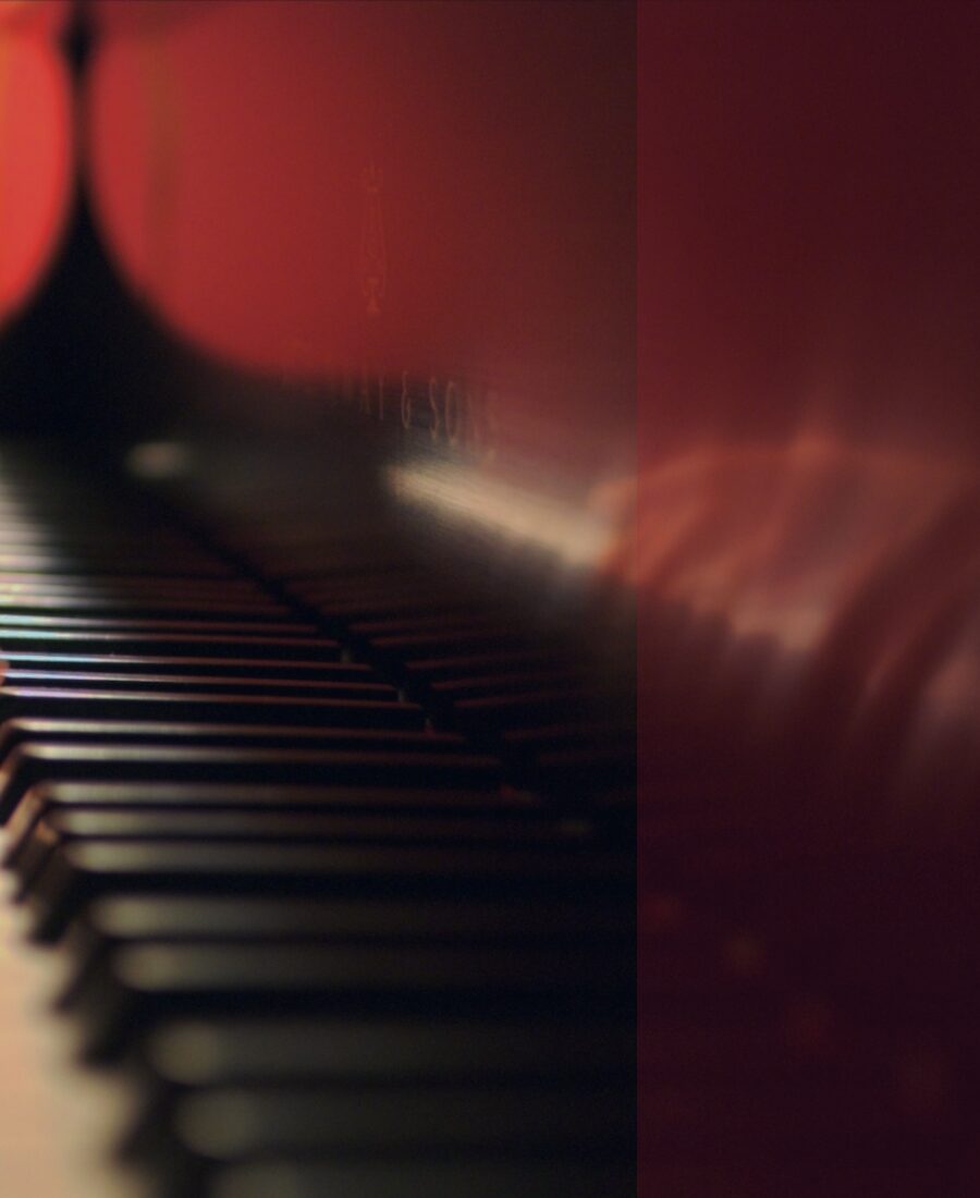 Piano key detail.